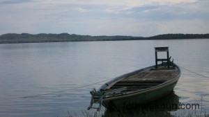 Fischerboot am Lake Tanganyika