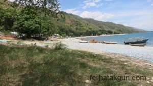 Fischerdorf am Matema Beach