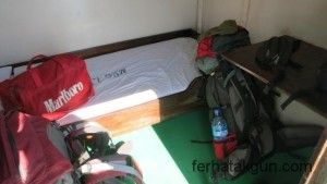 Kabine der MS Songea von innen