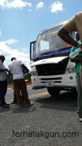 Der Ruchoro Bus hat eine Panne