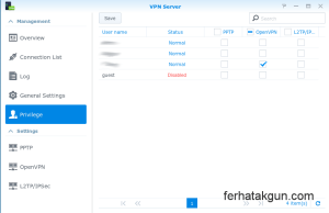 Set OpenVPN privilege for your user