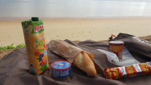 Frühstück am Strand