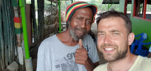 Nieuw-Nickerie - Mit Rasta am Markt