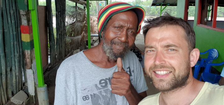 Nieuw-Nickerie - Mit Rasta am Markt