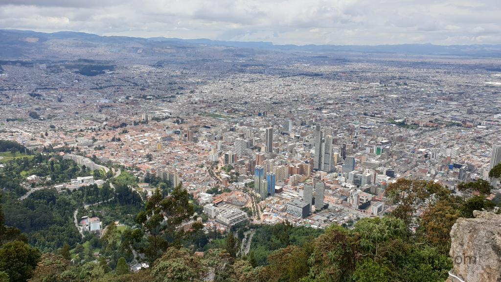 Bogota - Monserrate Aussicht Bogota