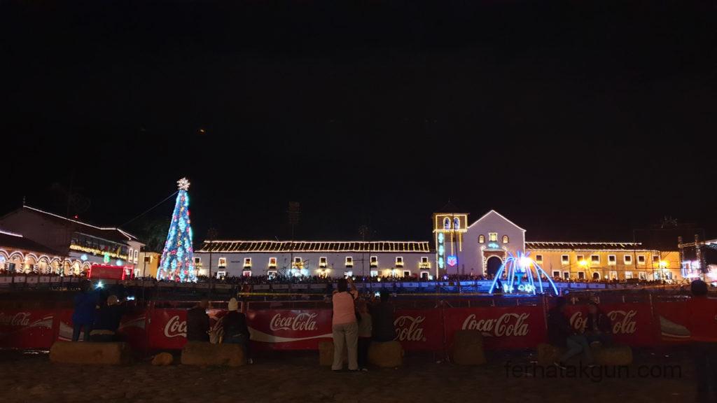 Villa de Leyva - Festival de Luces - Plaza