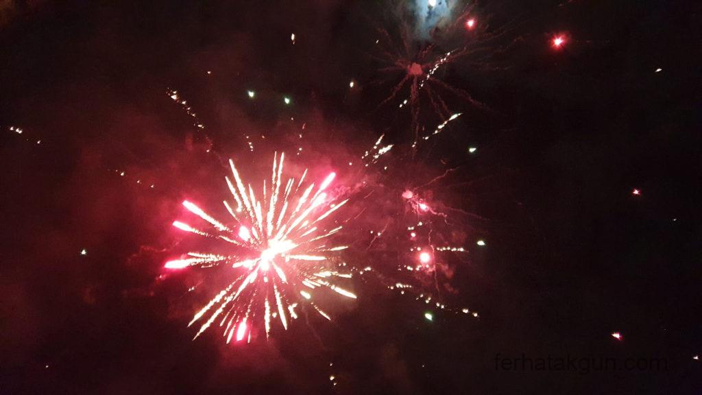 Villa de Leyva - Festival de Luces - Feuerwerk