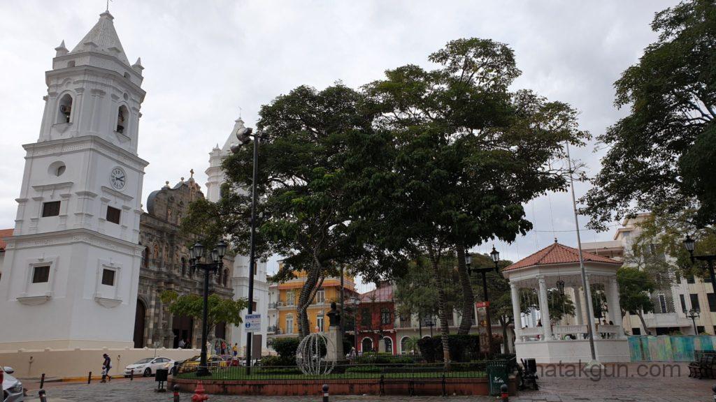 Panama City - Place de la independencia in Casco Viejo