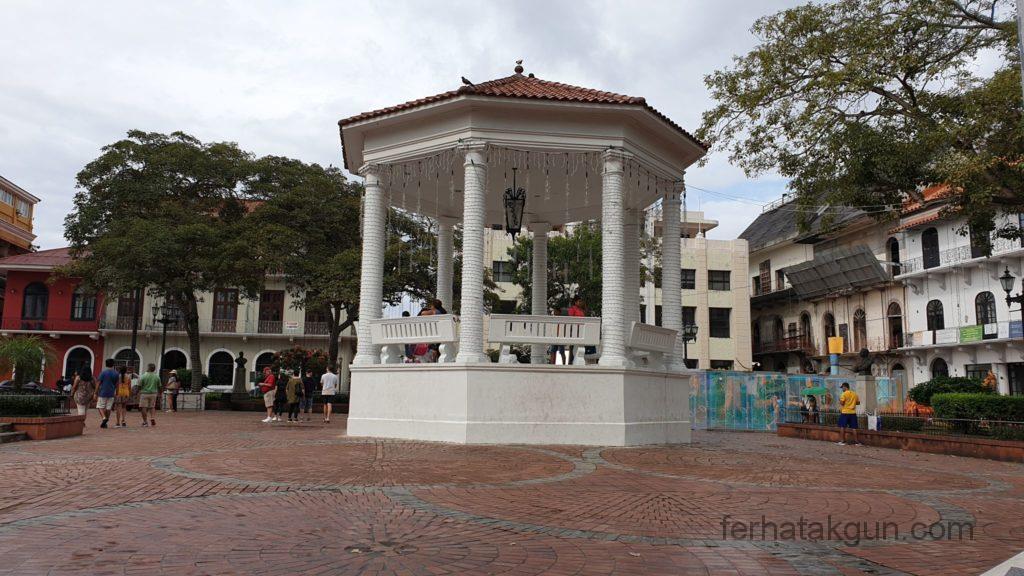 Panama City - Place de la independencia in Casco Viejo